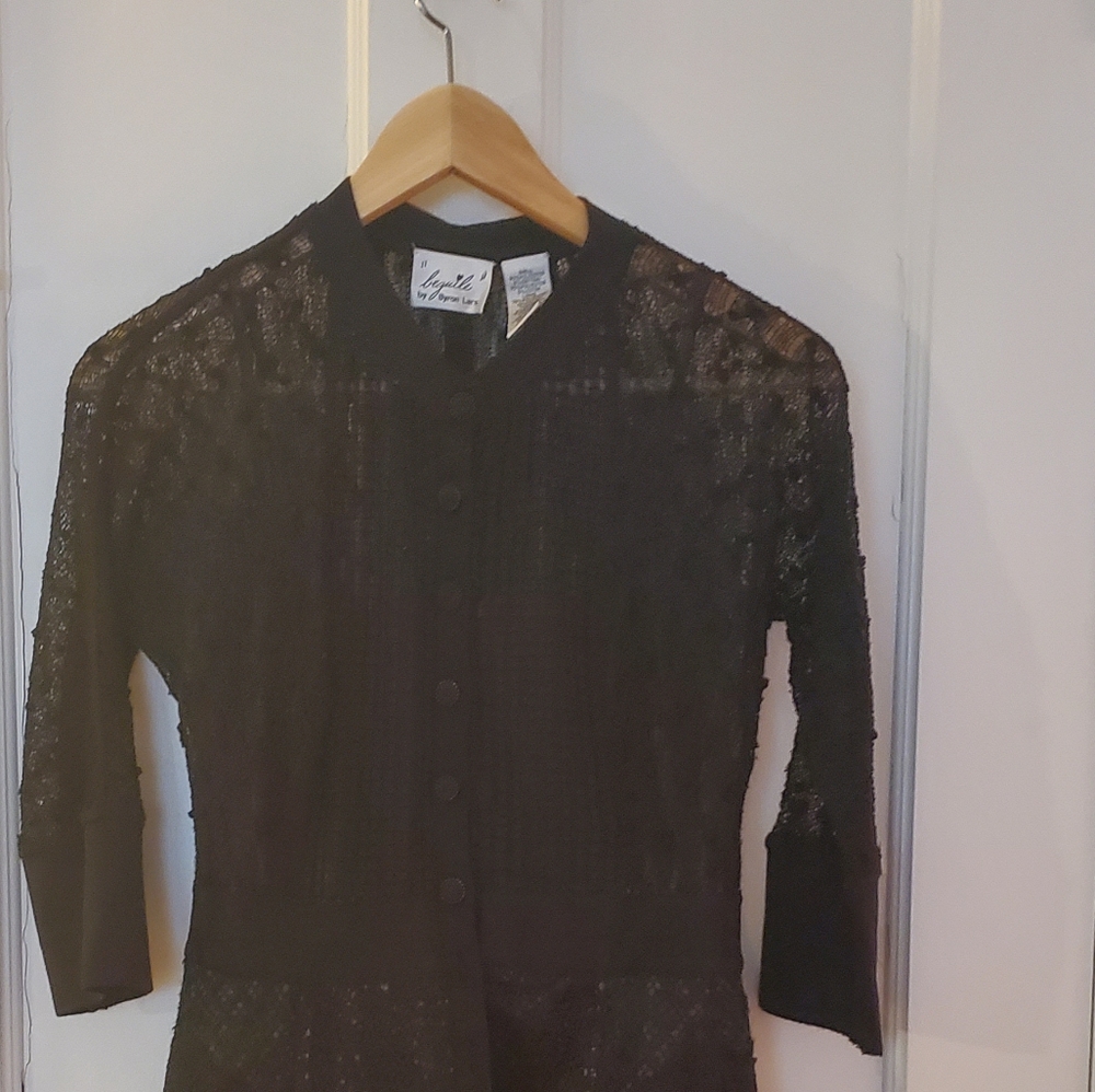 Anthropologie black dress
